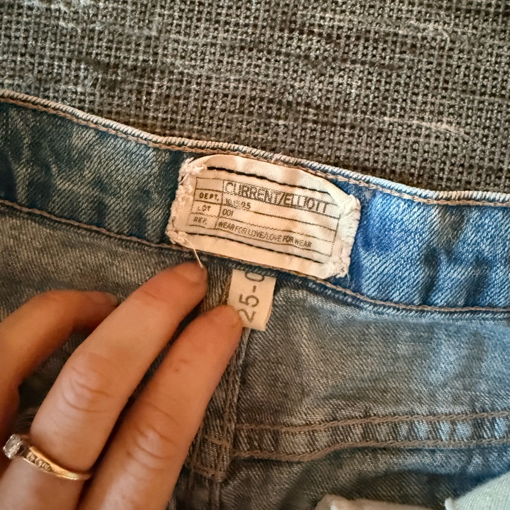 Current Elliott short denim shorts - Picture 2 of 6